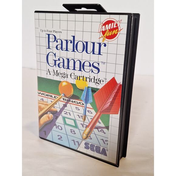Parlour Games Sega Master System Video Game CIB Near Mint Mega Cartridge - Picture 6 of 6